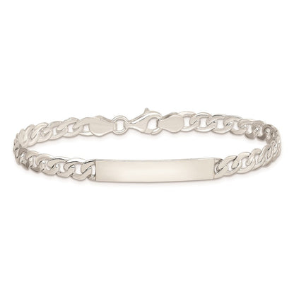 Sterlingsilber Baby Id Panzer Glieder Armband