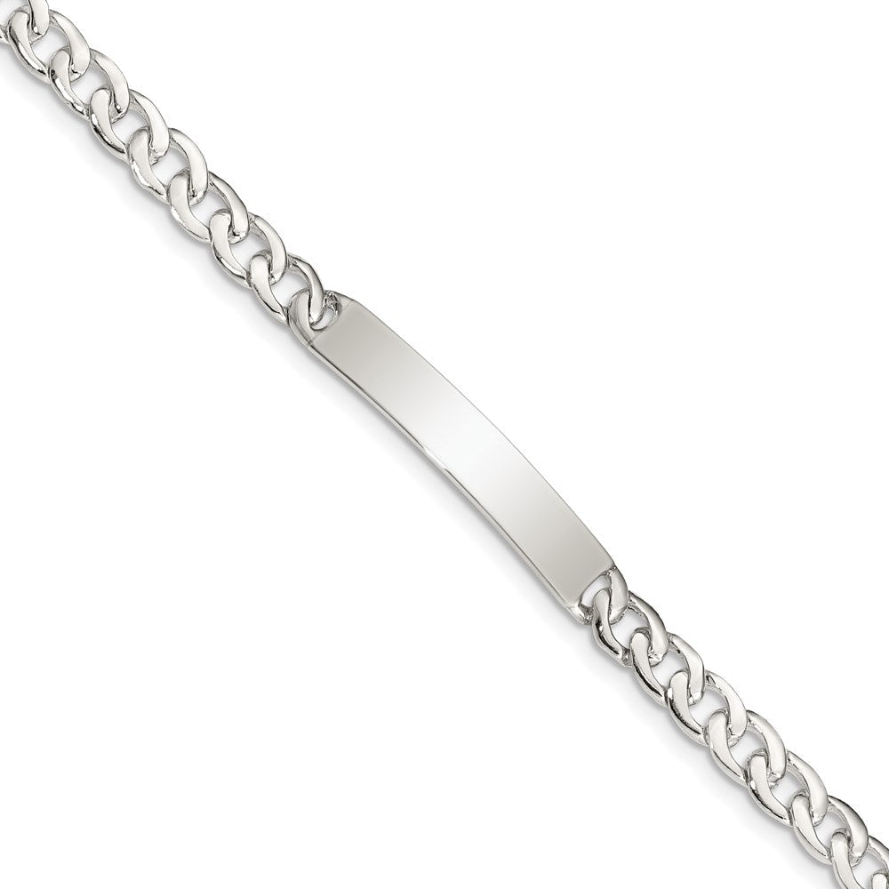 Sterlingsilber Baby Id Panzer Glieder Armband