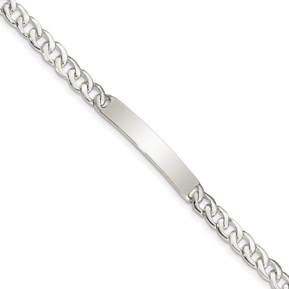 Sterlingsilber Baby Id Panzer Glieder Armband