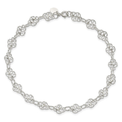 Sterlingsilber Fantasie Poliert Gliederarmband