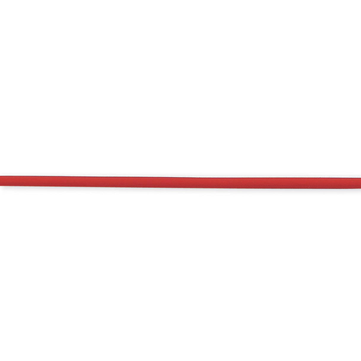 Sterlingsilber 18inch 2mm Strawberry Gummi Kordel Halskette