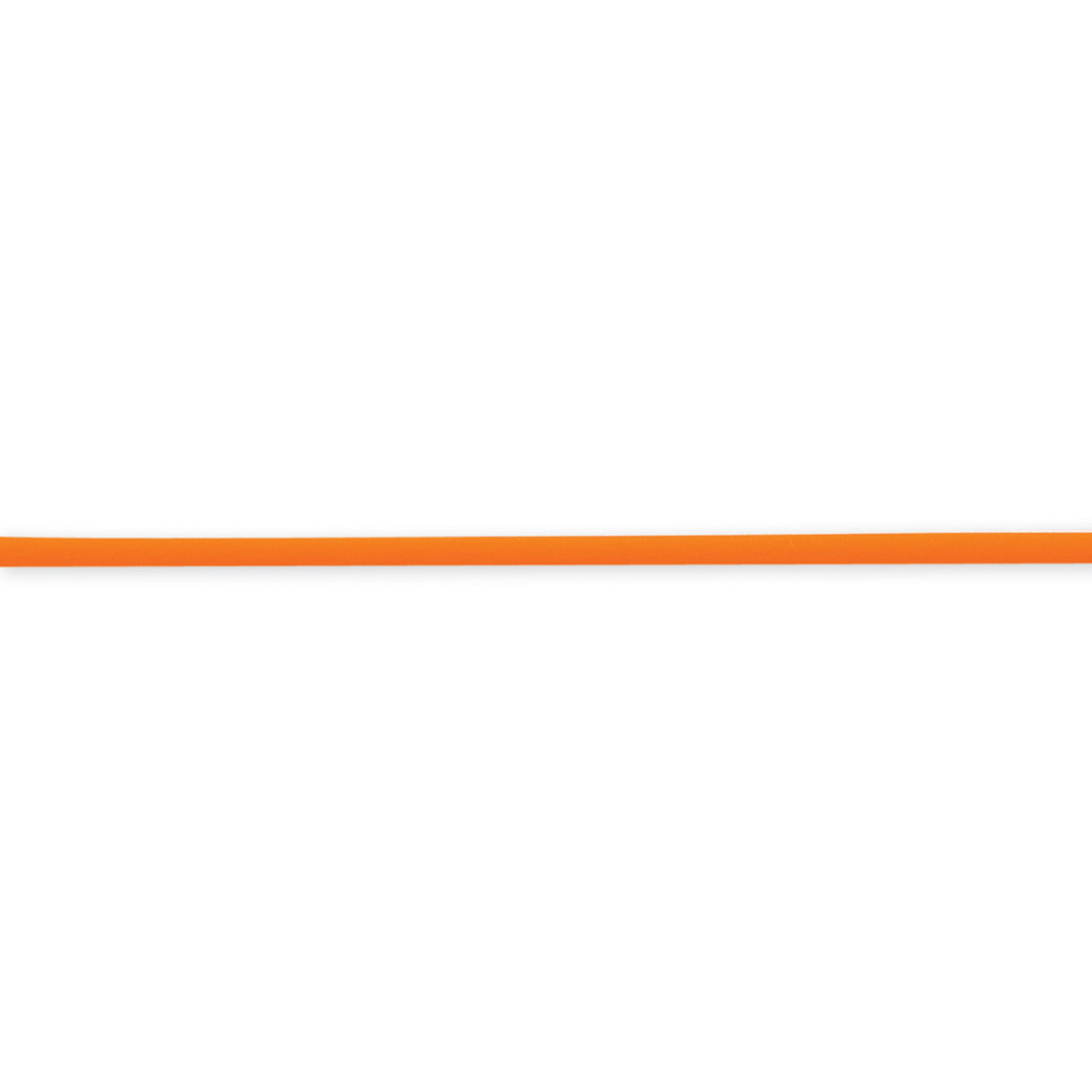 Sterlingsilber 18inch 4mm Tangerine Gummi Kordel Halskette