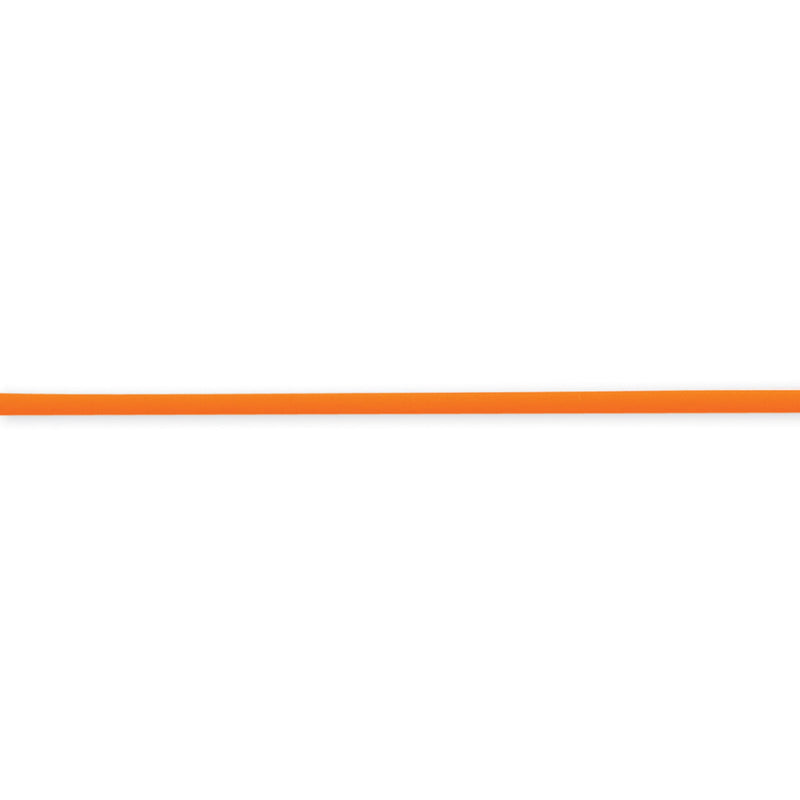 Sterlingsilber 18inch 4mm Tangerine Gummi Kordel Halskette
