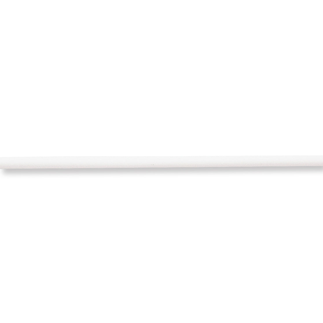 Sterlingsilber 18inch 4mm Weiß Gummi Kordel Halskette