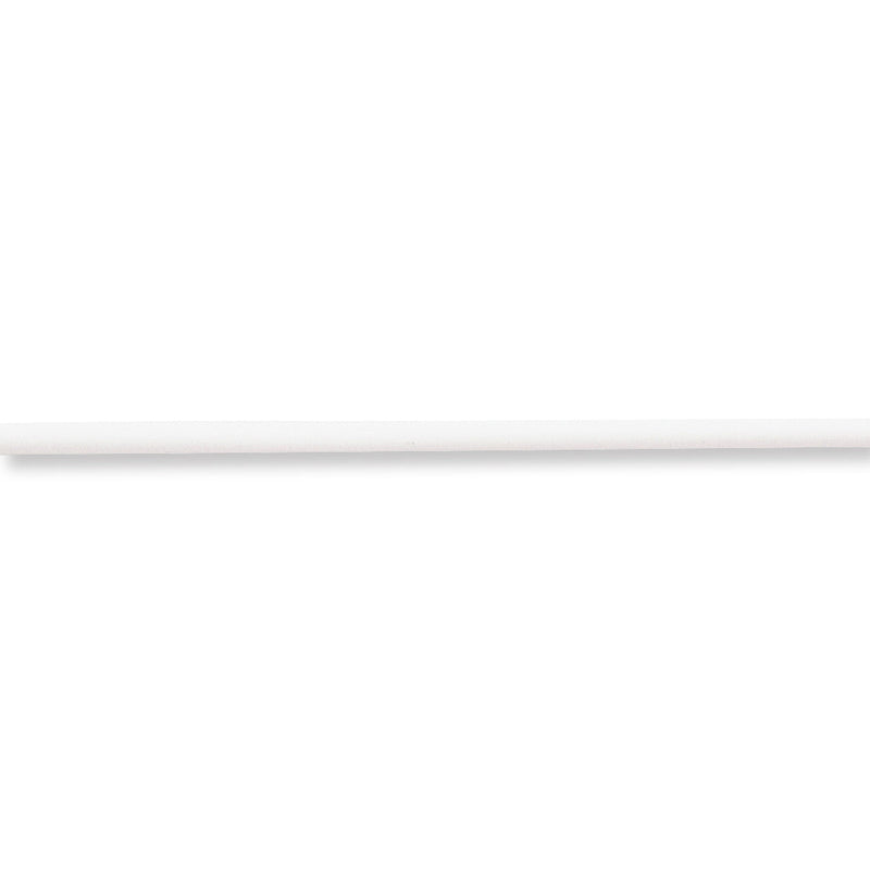 Sterlingsilber 18inch 4mm Weiß Gummi Kordel Halskette
