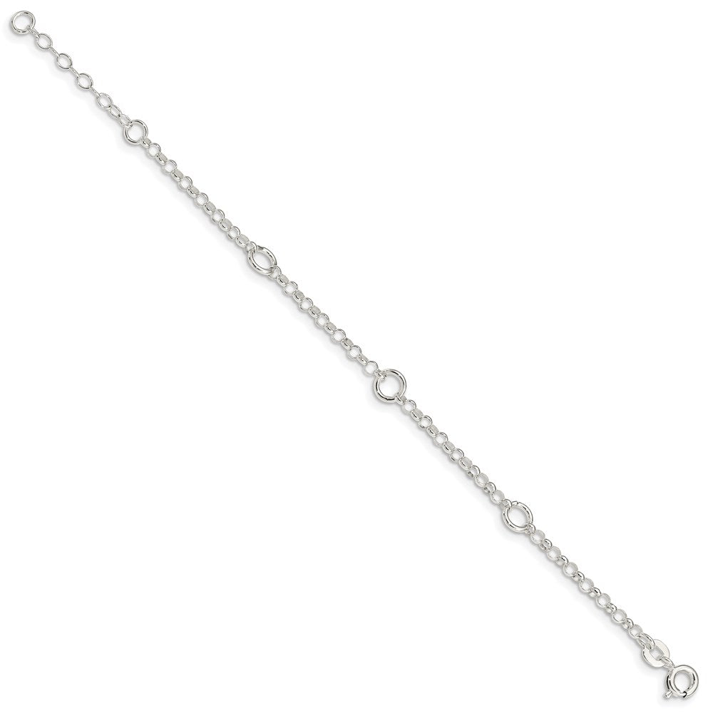 6 Zoll Sterlingsilber Poliert Fantasie Erbs Kette Kinder Armband