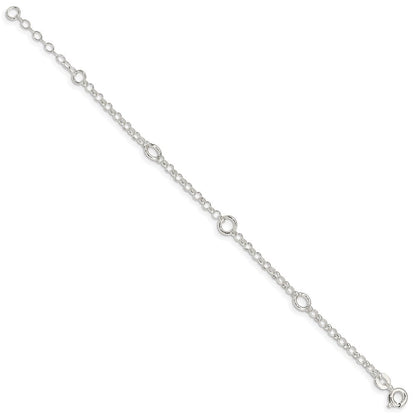 6 Zoll Sterlingsilber Poliert Fantasie Erbs Kette Kinder Armband