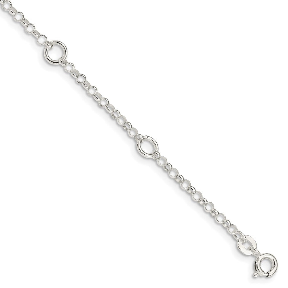 6 Zoll Sterlingsilber Poliert Fantasie Erbs Kette Kinder Armband