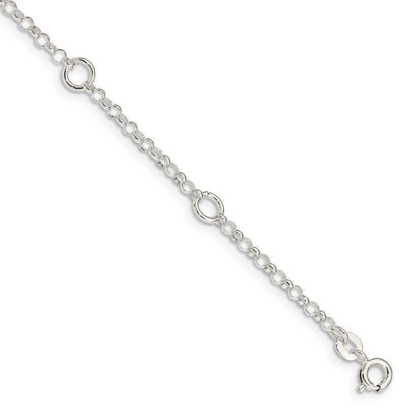6 Zoll Sterlingsilber Poliert Fantasie Erbs Kette Kinder Armband