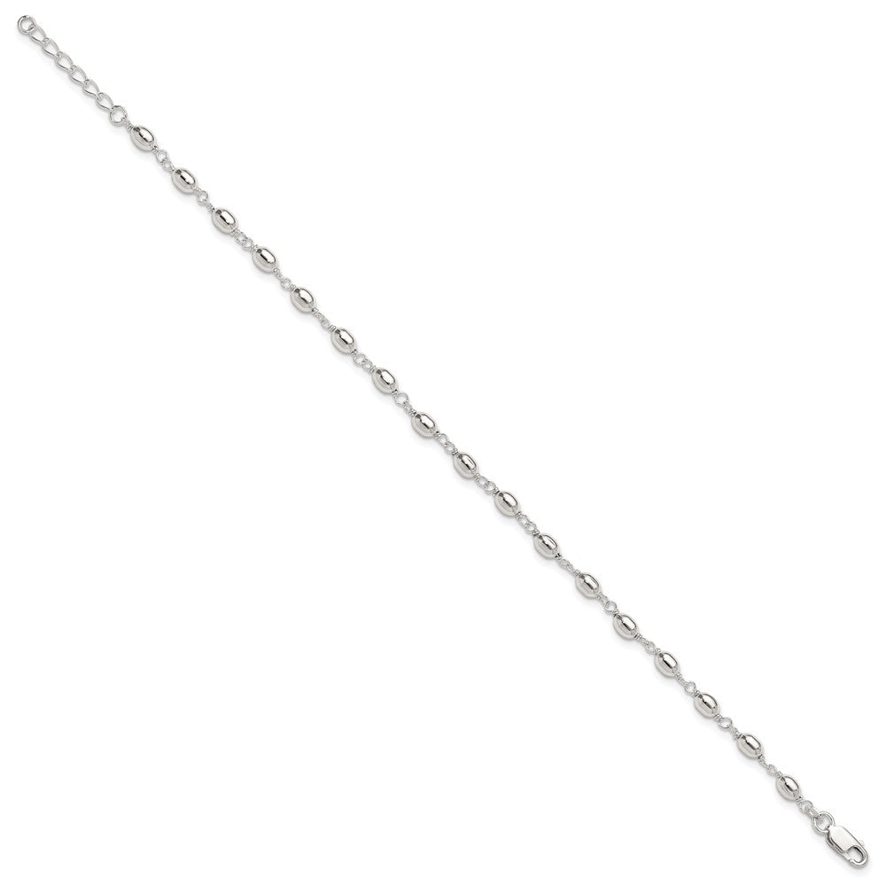 Sterlingsilber Fantasie Perle Fußkettchen