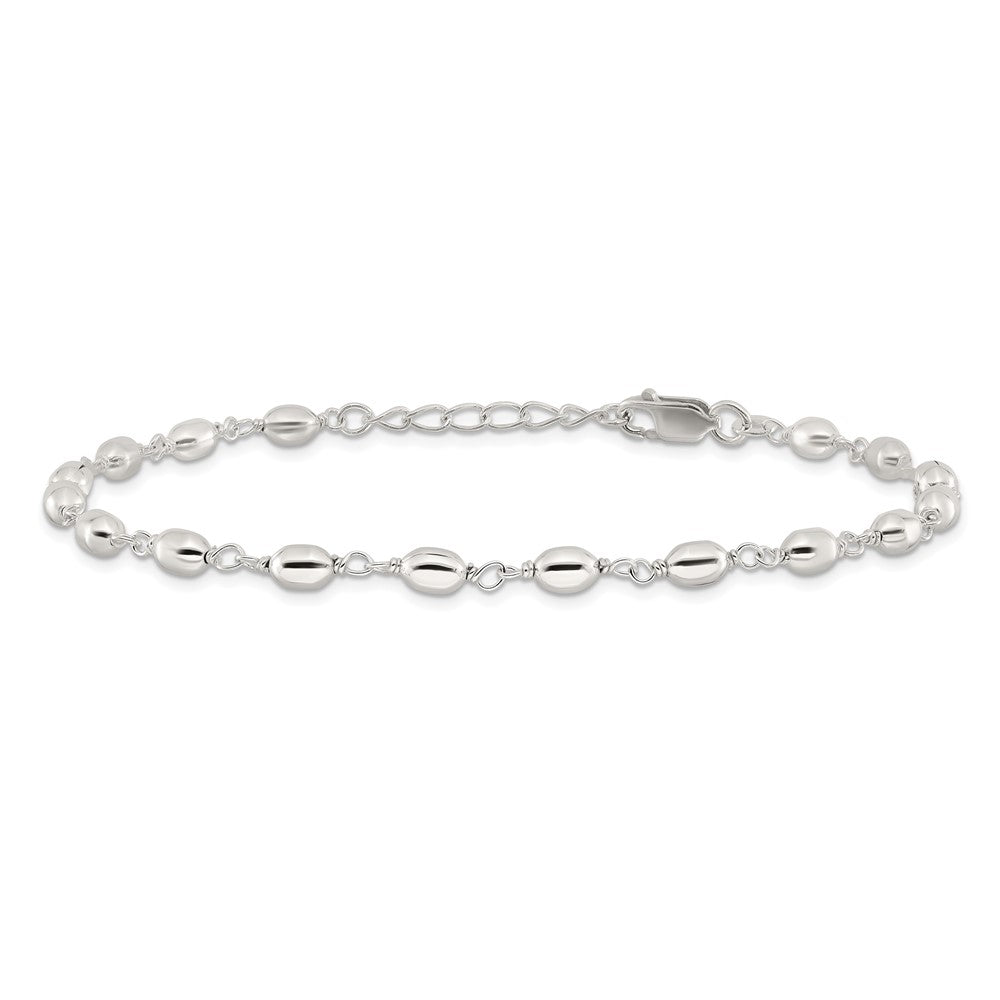 Sterlingsilber Fantasie Perle Fußkettchen