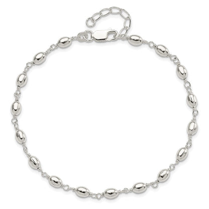 Sterlingsilber Fantasie Perle Fußkettchen