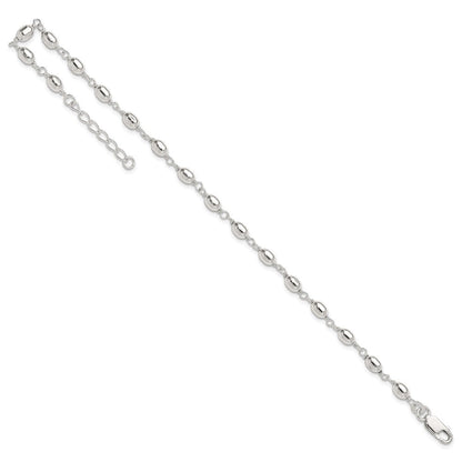 Sterlingsilber Fantasie Perle Fußkettchen