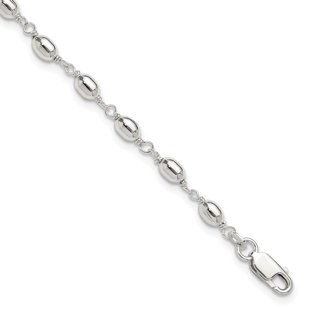 Sterlingsilber Fantasie Perle Fußkettchen