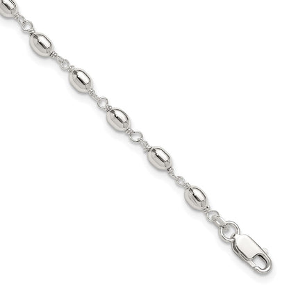 Sterlingsilber Fantasie Perle Fußkettchen