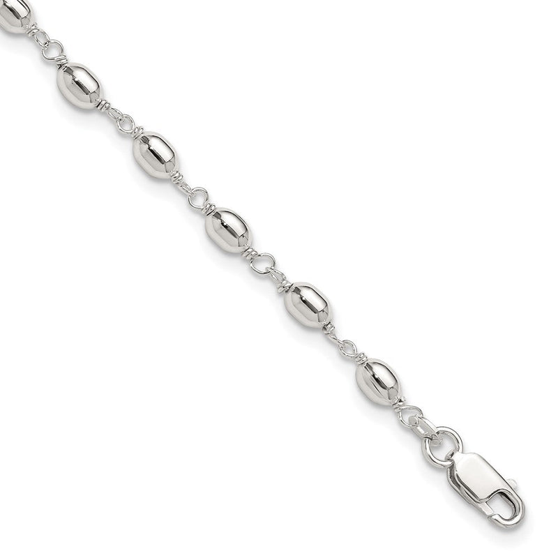 Sterlingsilber Fantasie Perle Fußkettchen
