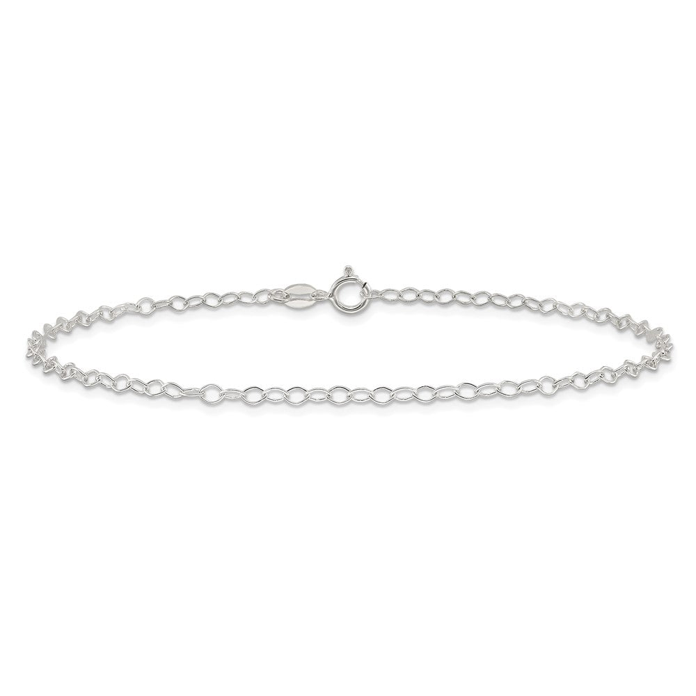 Sterlingsilber 2.5 Mm Fantasie Fußkettchen