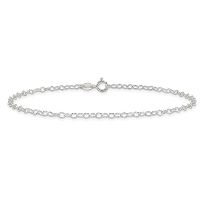 Sterlingsilber 2.5 Mm Fantasie Fußkettchen