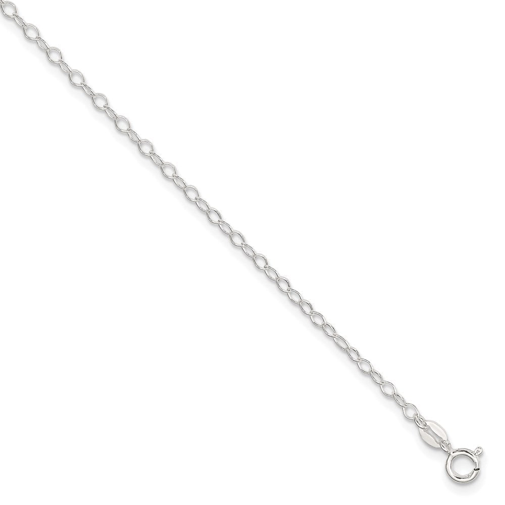 Sterlingsilber 2.5 Mm Fantasie Fußkettchen