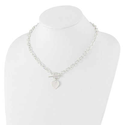 Sterlingsilber Gravierbar Herz Halskette