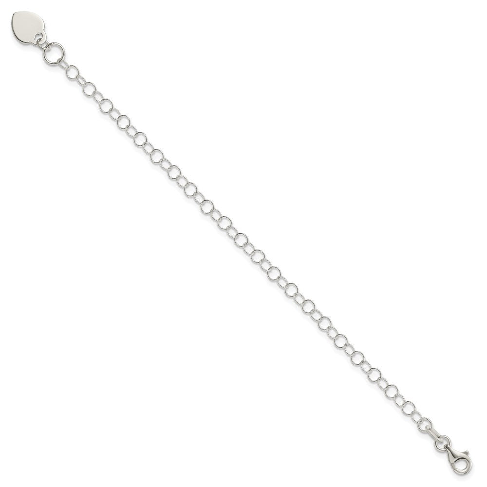 Sterlingsilber Herz Charm Childs Armband