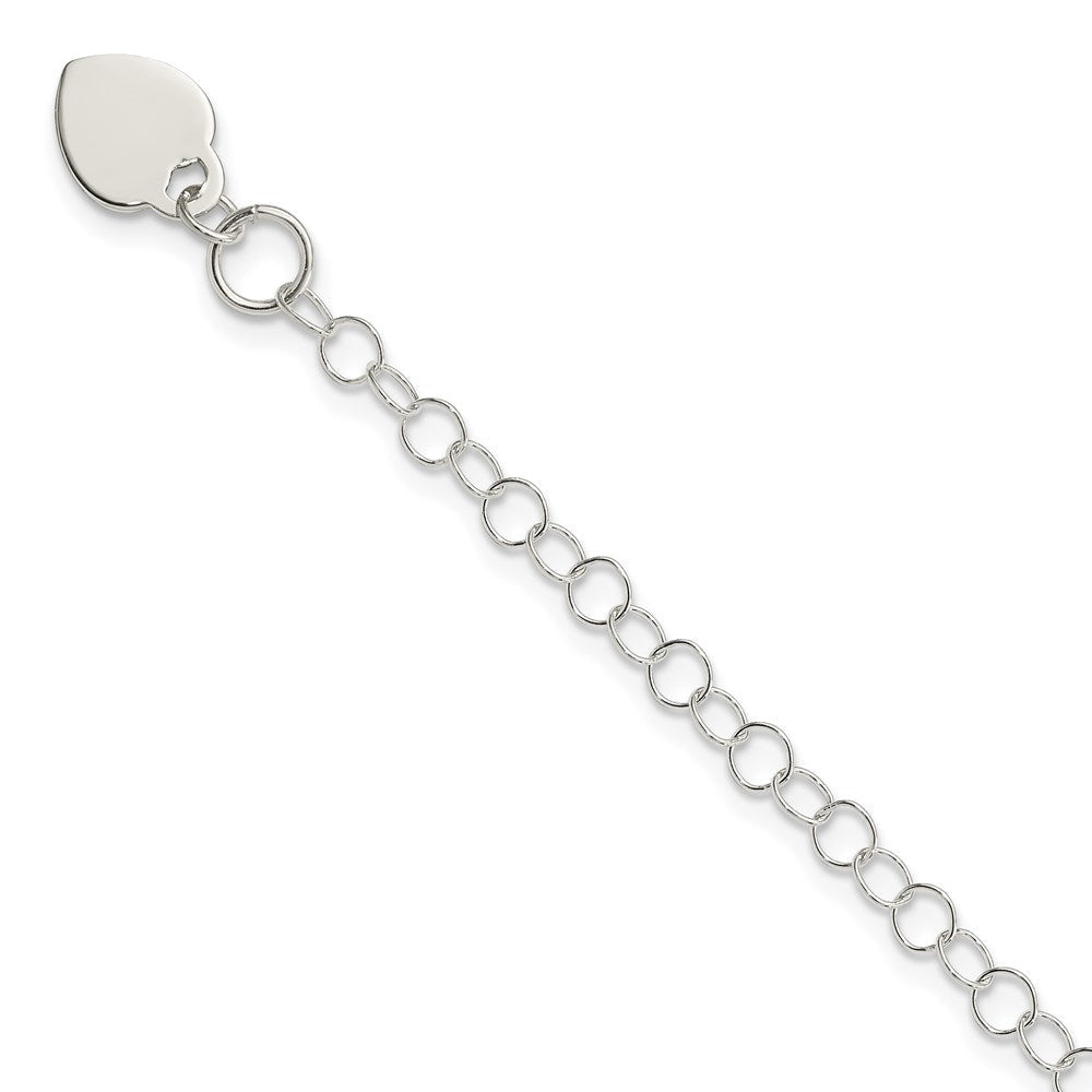 Sterlingsilber Herz Charm Childs Armband