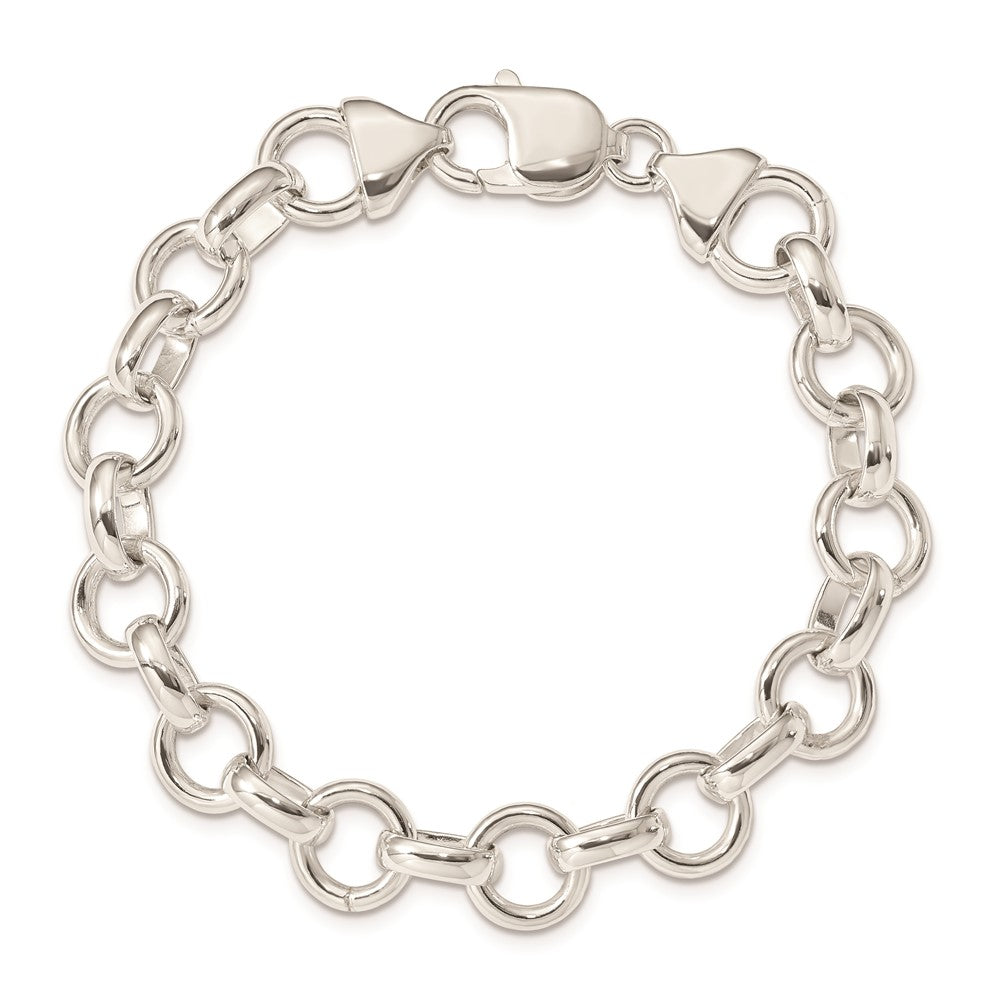 7.25 Zoll Sterlingsilber Glieder Armband