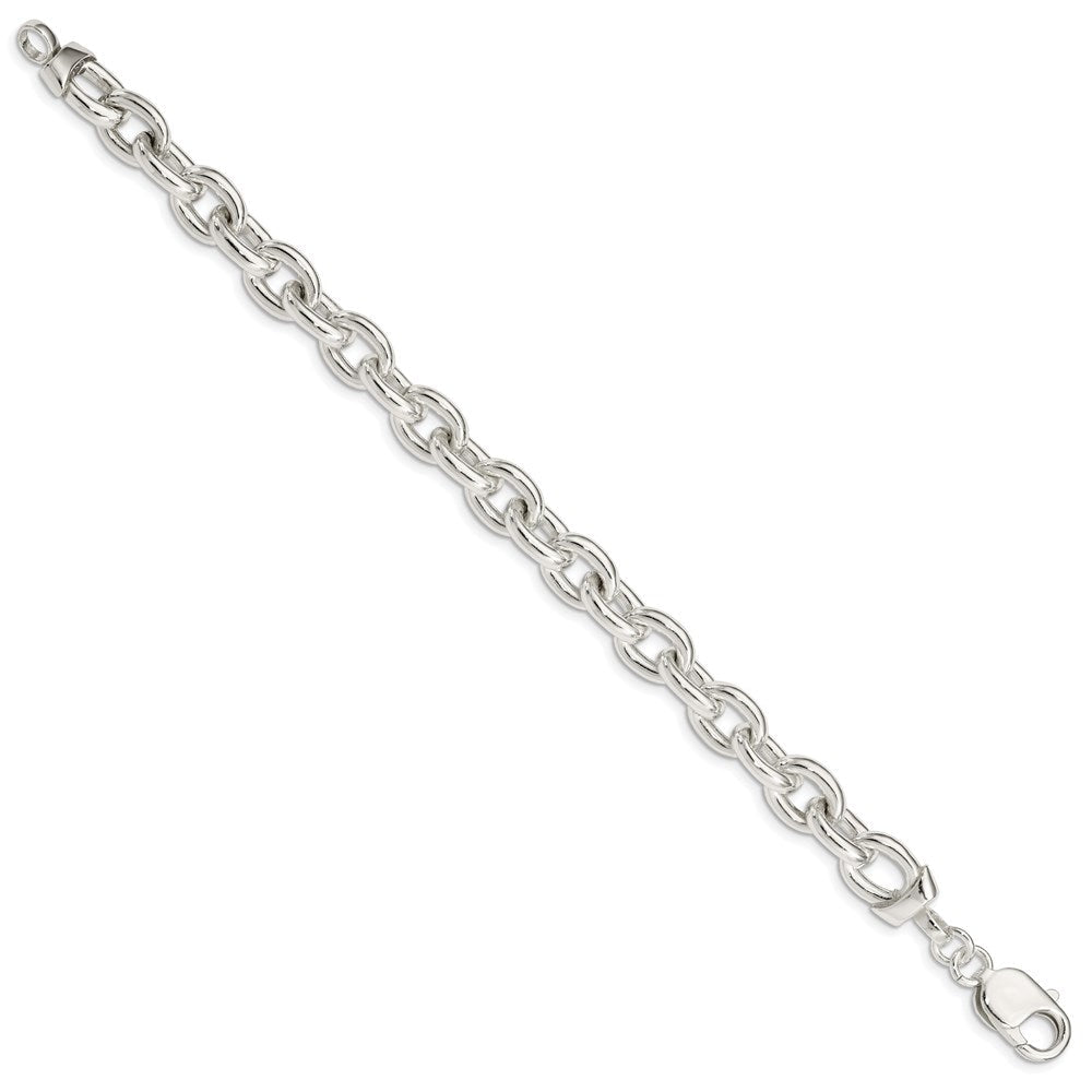 7.5 Zoll Sterlingsilber Fantasieglieder Armband