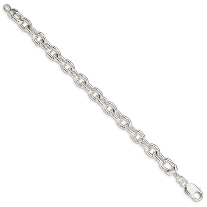 7.5 Zoll Sterlingsilber Fantasieglieder Armband