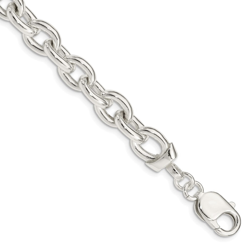 7.5 Zoll Sterlingsilber Fantasieglieder Armband