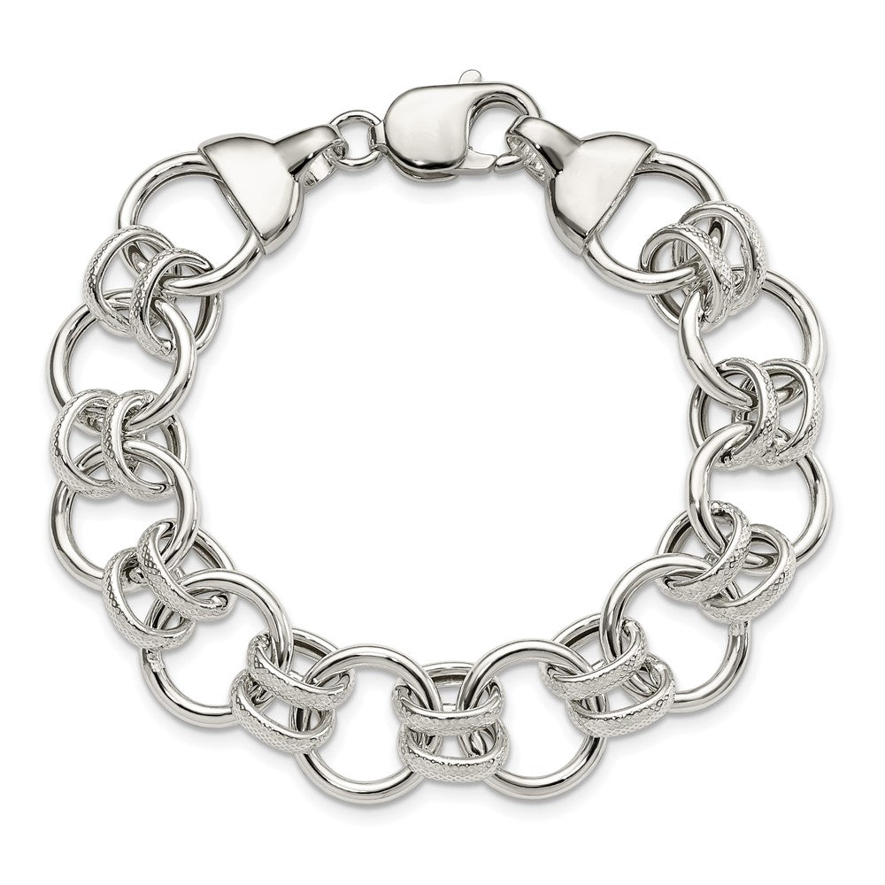 7.5 Zoll Sterlingsilber Fantasie Armband