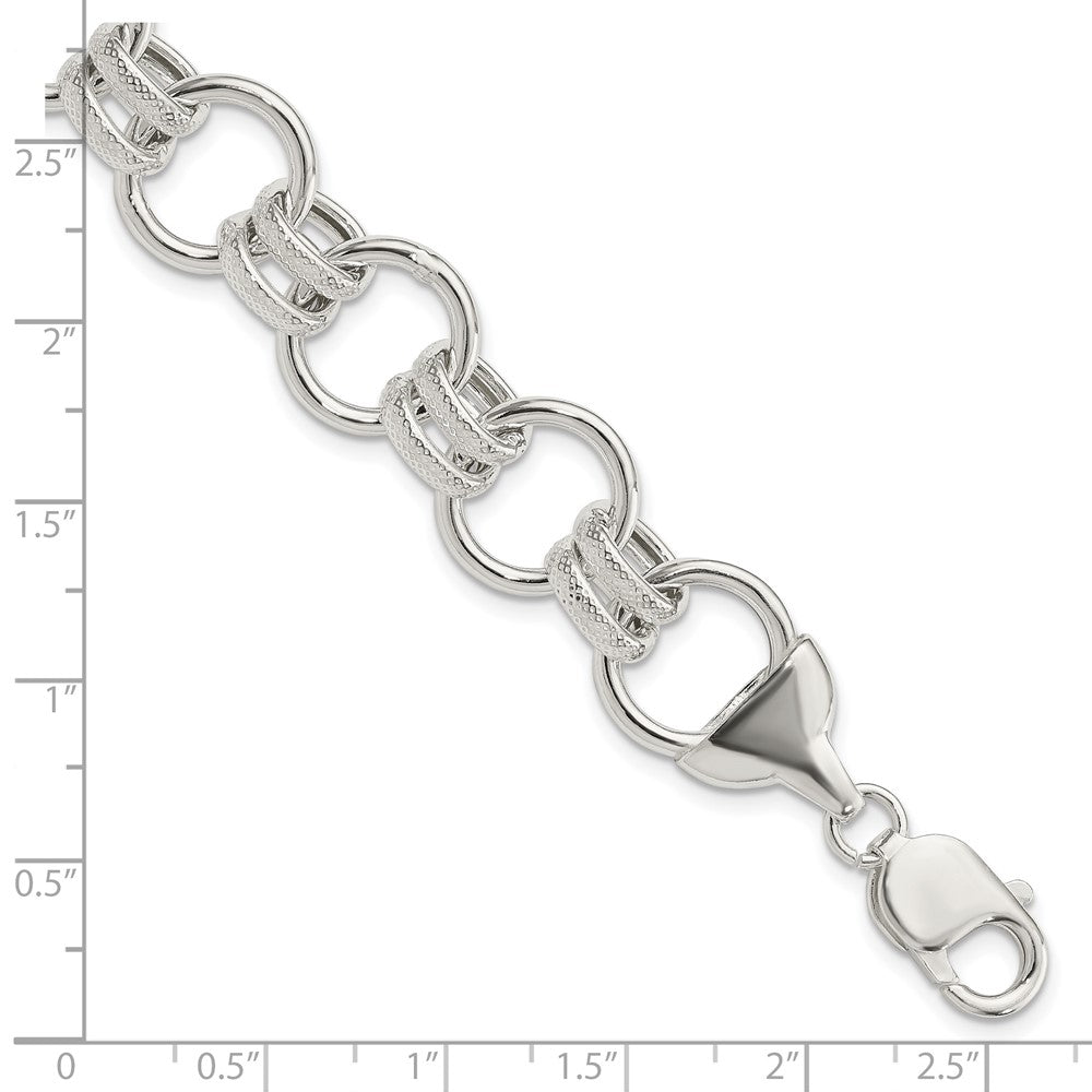 7.5 Zoll Sterlingsilber Fantasie Armband