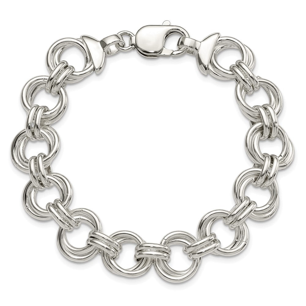 Sterlingsilber Poliert Fantasieglieder Armband