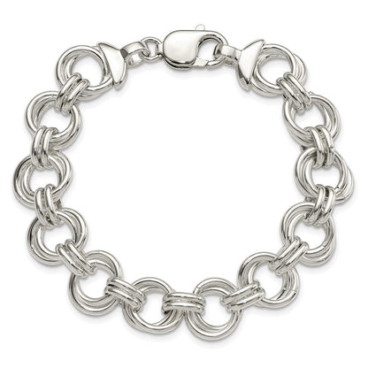 Sterlingsilber Poliert Fantasieglieder Armband