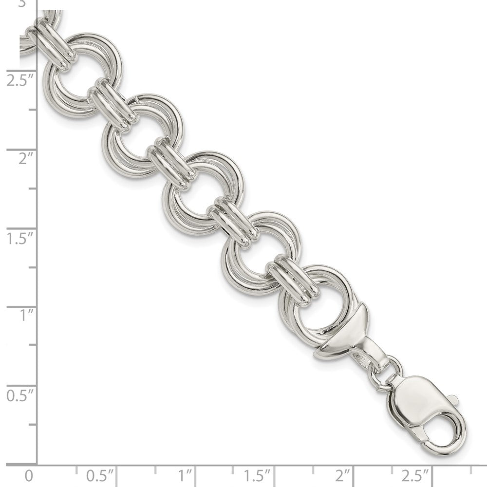 Sterlingsilber Poliert Fantasieglieder Armband