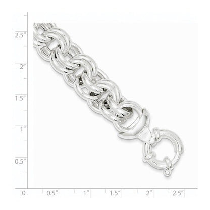 8 Zoll Sterlingsilber Fantasieglieder Armband