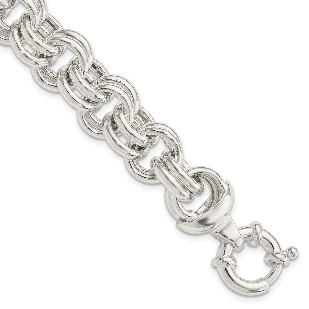 8 Zoll Sterlingsilber Fantasieglieder Armband