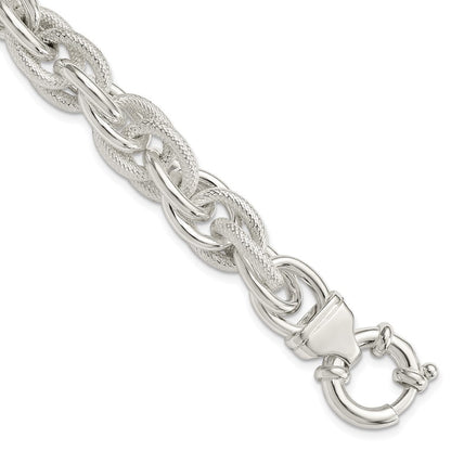 7.75 Zoll Sterlingsilber Fantasieglieder Armband