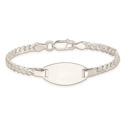 3 Zoll Sterlingsilber Childrens 5 Zoll Plus 1 Zoll Verlängerung Id Armband
