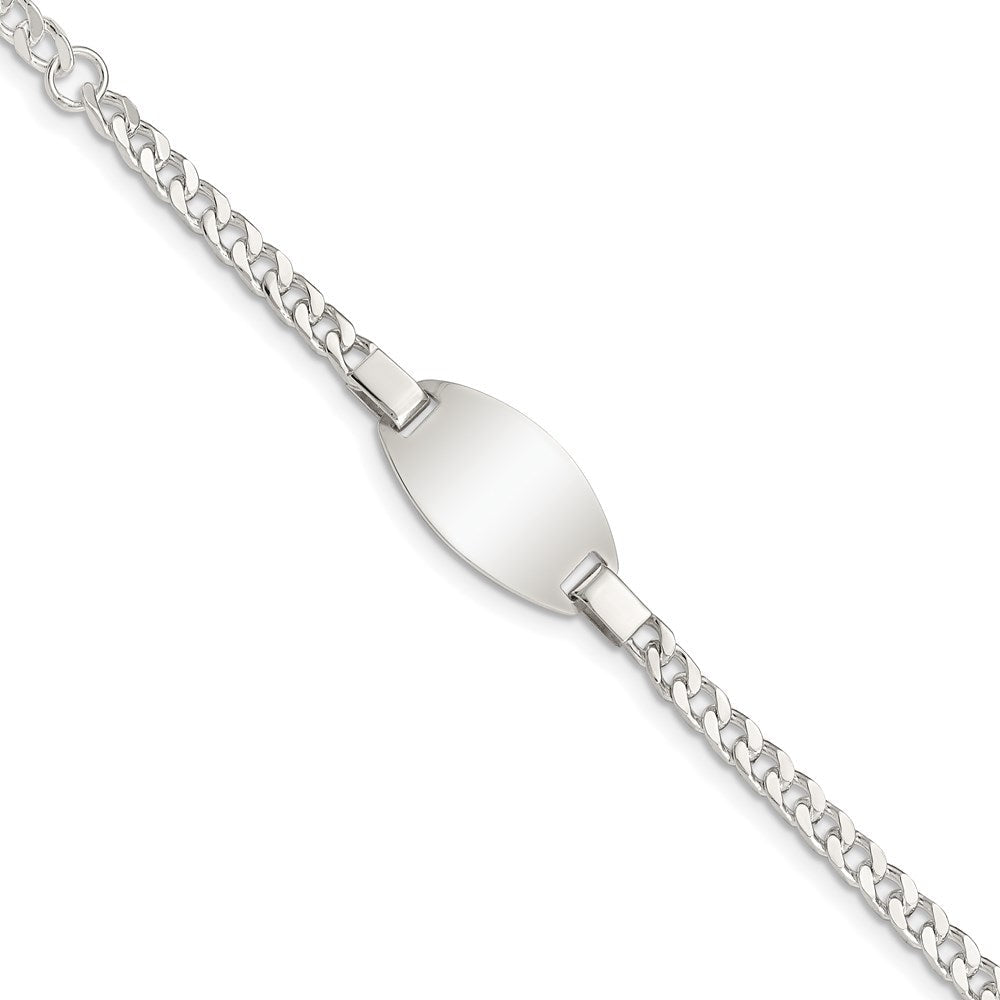 3 Zoll Sterlingsilber Childrens 5 Zoll Plus 1 Zoll Verlängerung Id Armband