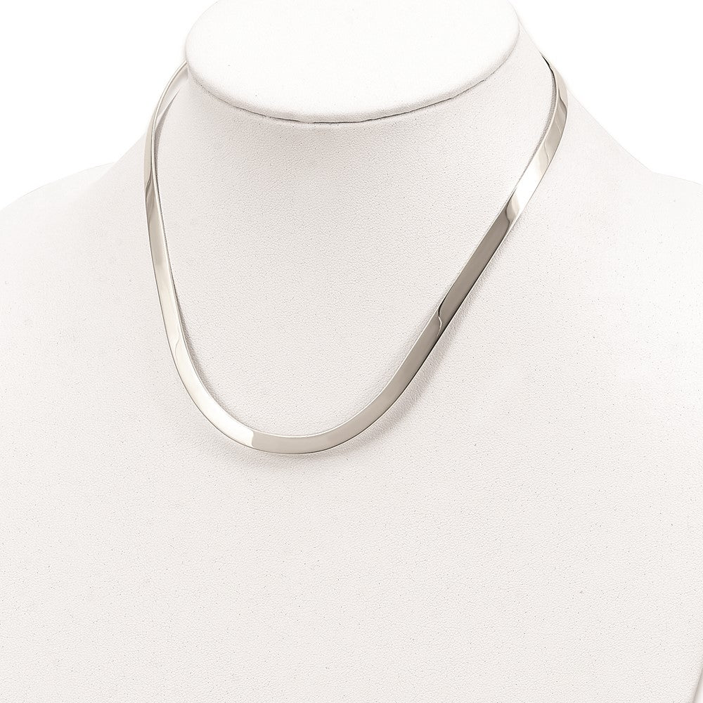 Sterlingsilber 5mm Poliert Neck Kragen