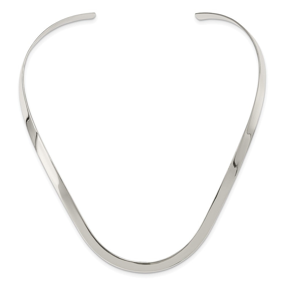 Sterlingsilber 5mm Poliert Neck Kragen