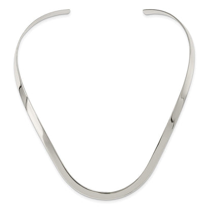 Sterlingsilber 5mm Poliert Neck Kragen