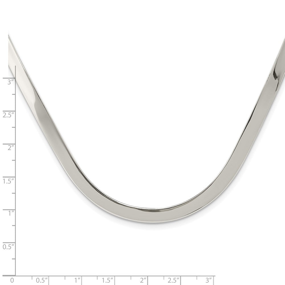 Sterlingsilber 5mm Poliert Neck Kragen