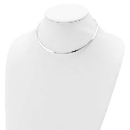 Sterlingsilber Poliert 3mm Neck Kragen
