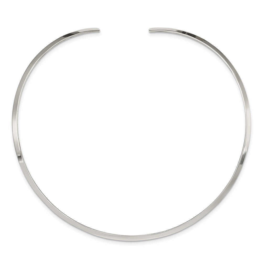 Sterlingsilber Poliert 3mm Neck Kragen