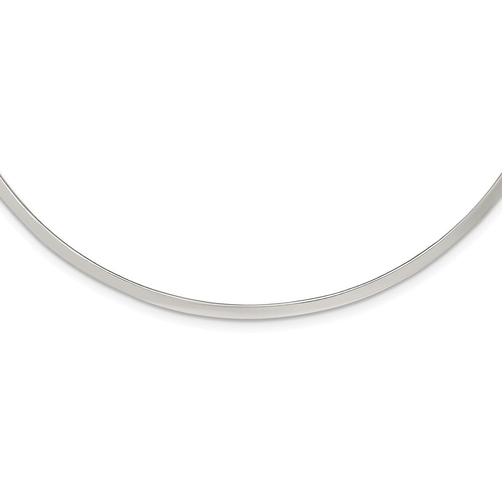 Sterlingsilber Poliert 3mm Neck Kragen