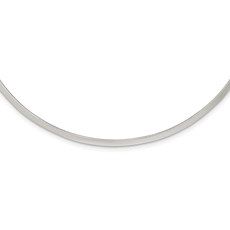 Sterlingsilber Poliert 3mm Neck Kragen