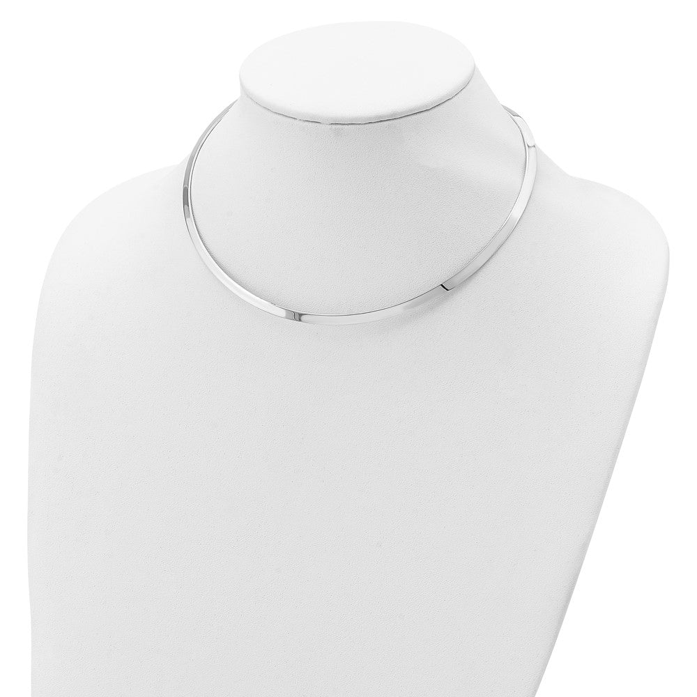 Sterlingsilber Poliert 4mm Neck Kragen