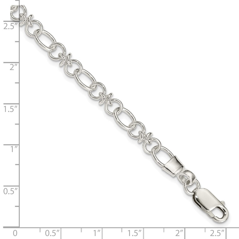 7.5 Zoll Sterlingsilber Fantasie Armband